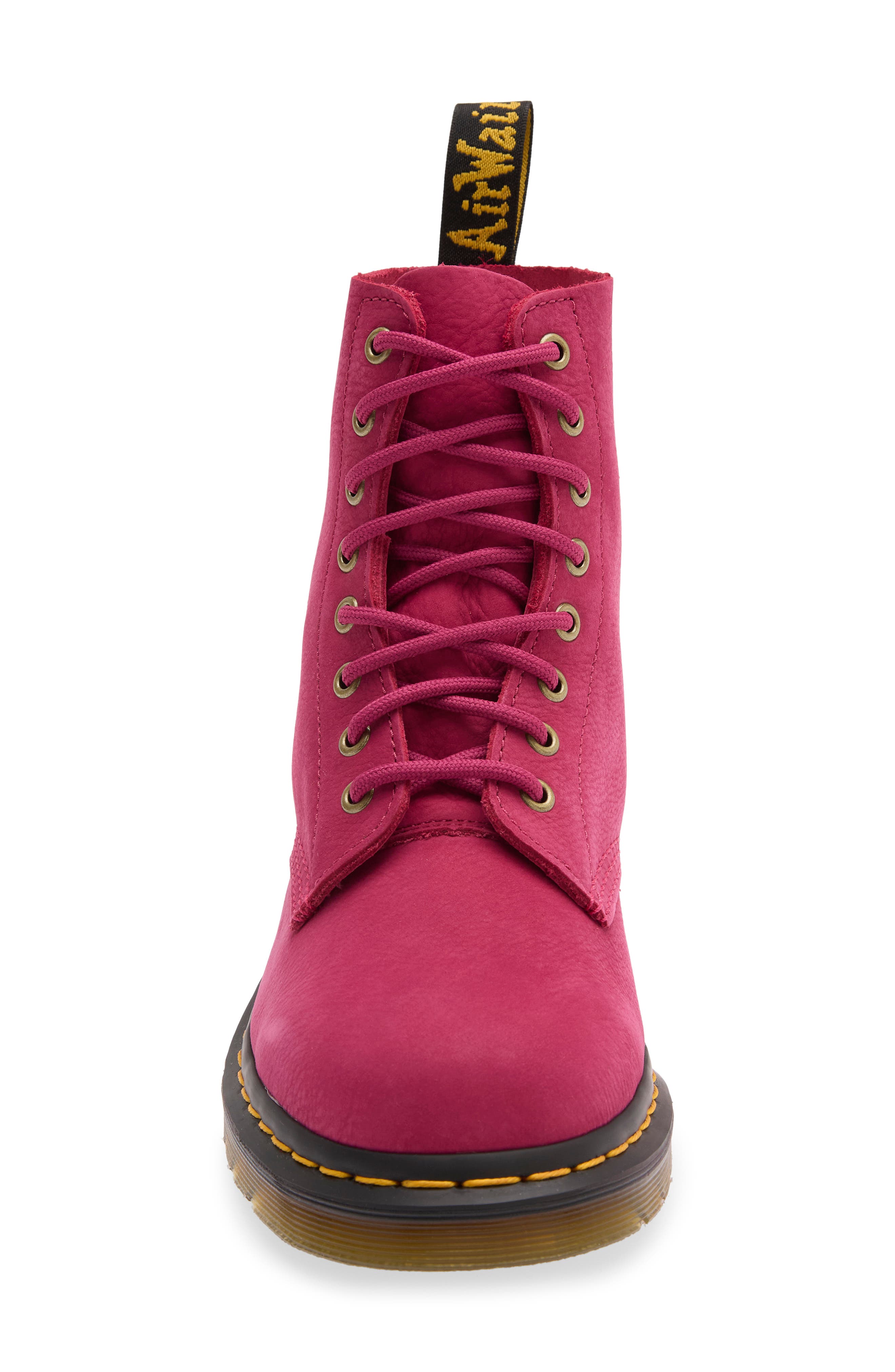 1460 Pascal Lace-Up Boot, Alternate, color, FUCHSIA PINK