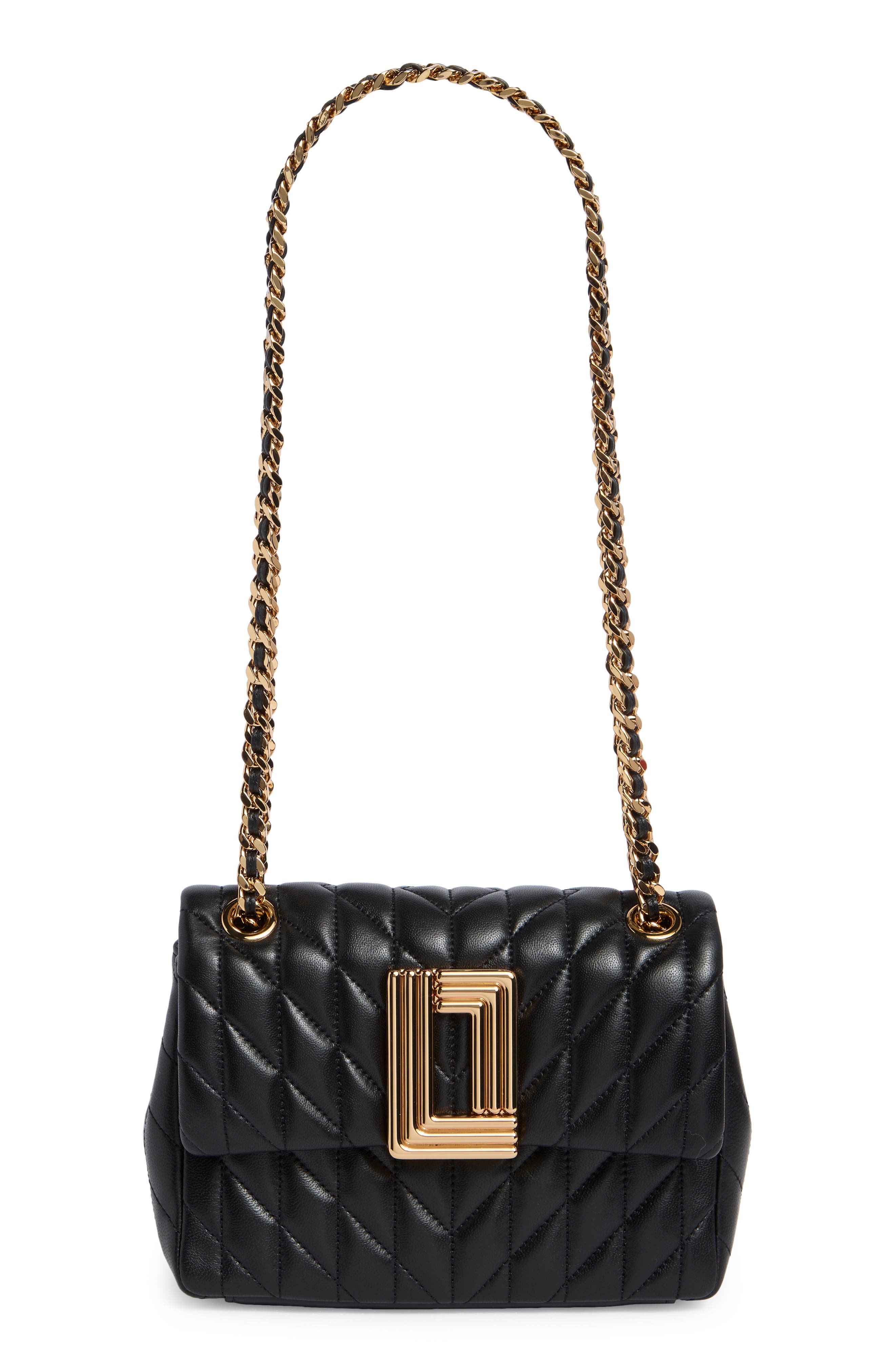 KARL LAGERFELD PARIS Lafayette Quilted Leather Crossbody Bag