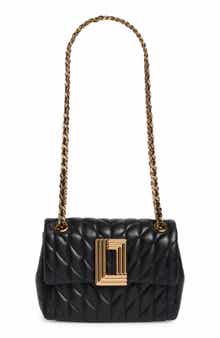 KARL LAGERFELD PARIS Lafayette Quilted Leather Crossbody Bag