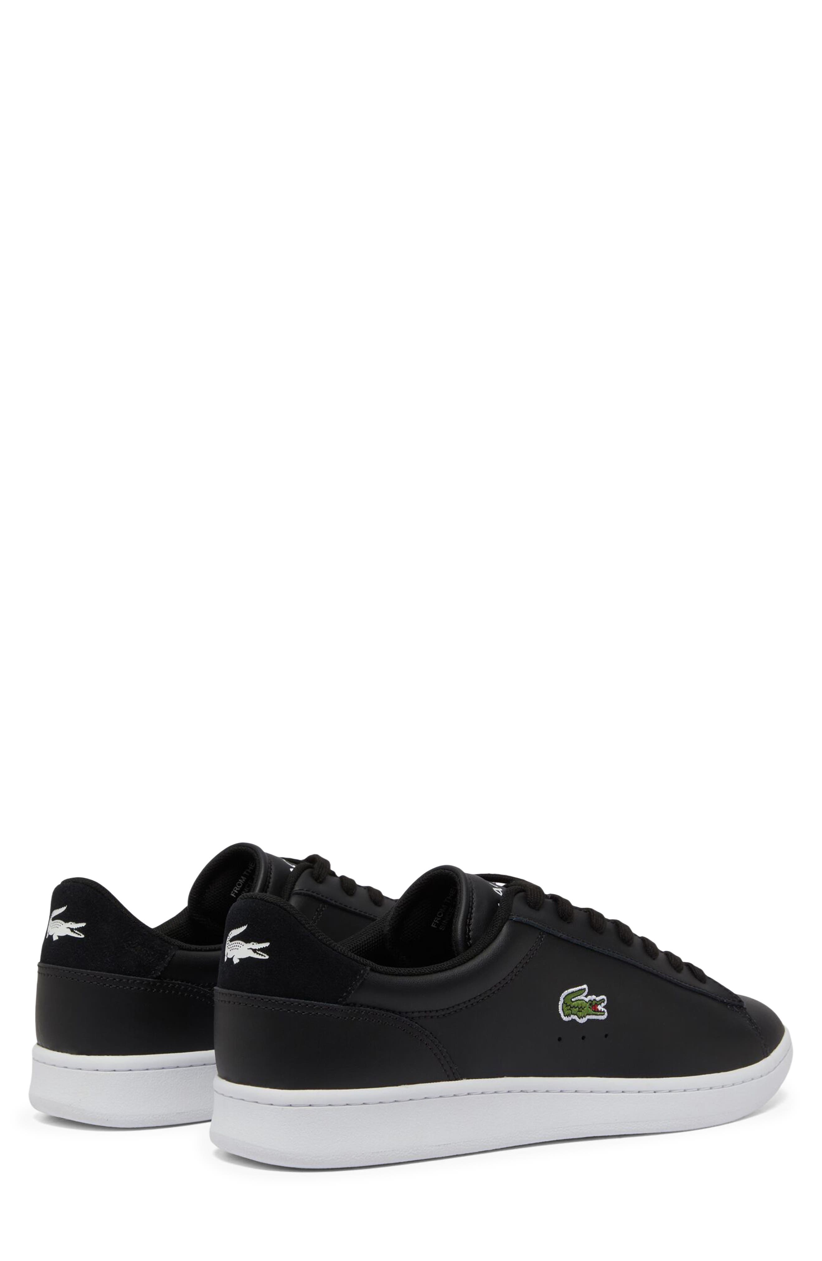 Carnaby Low Lace-Up Sneaker, Alternate, color, BLACK/ WHITE