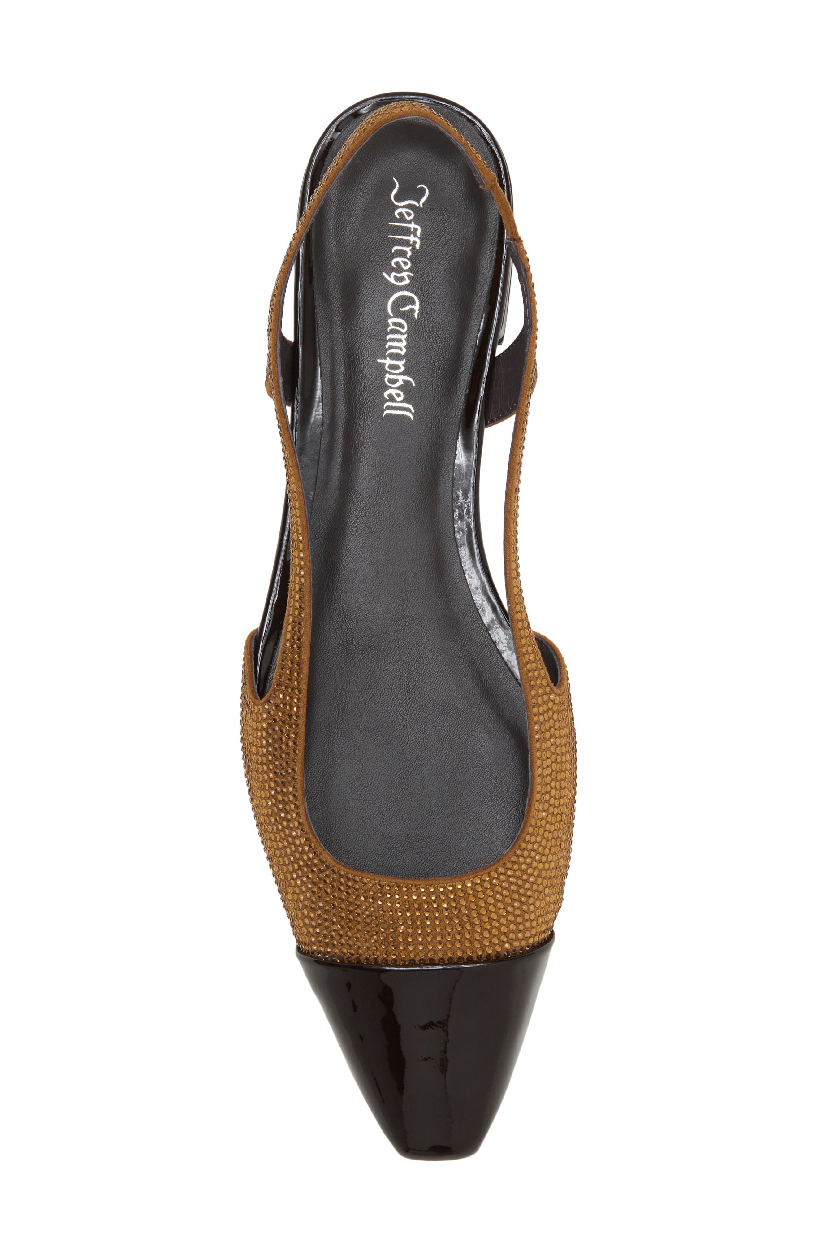 Worth Slingback Flat, Alternate, color, BROWN COMBO