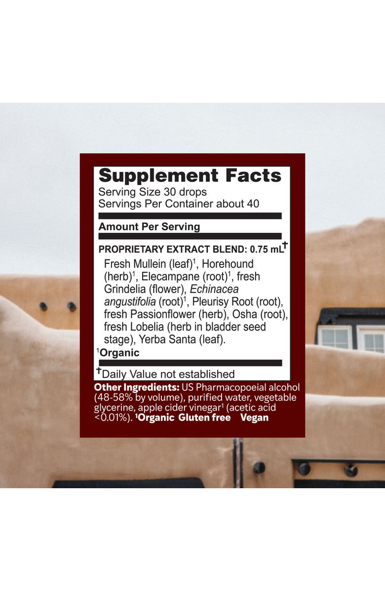 Herbs Etc. Lung Tonic - Promotes Healthy Lung Function - 1fl oz, Alternate, color, 