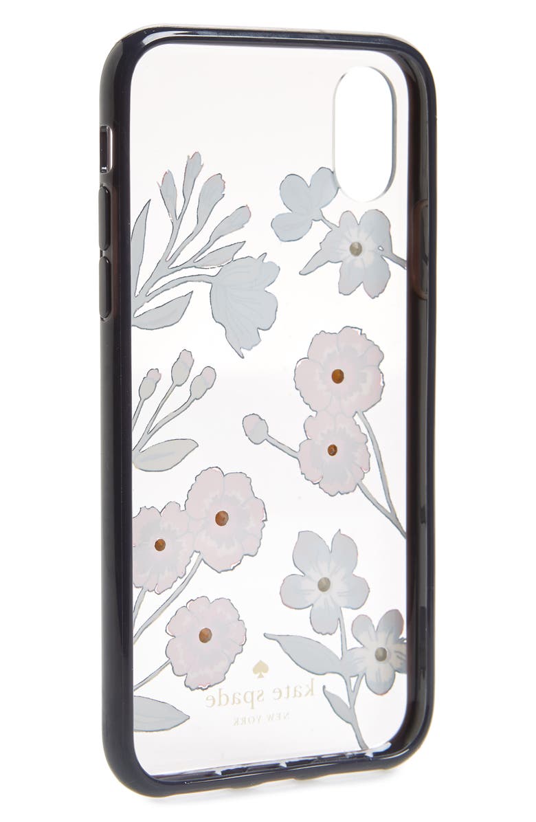 Kate Spade New York jeweled meadow iPhone X/Xs case, Alternate, color, 