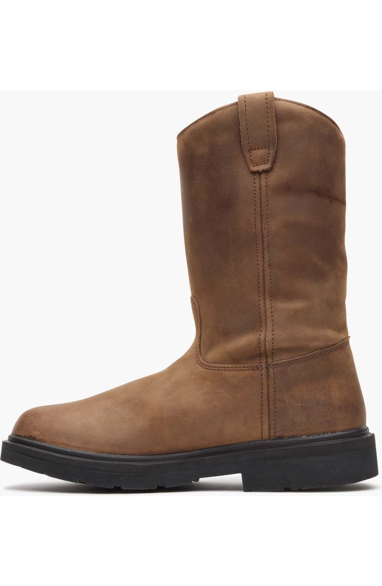 Georgia Boot Suspension System Waterproof Wellington Work Boot, Alternate, color, Brown