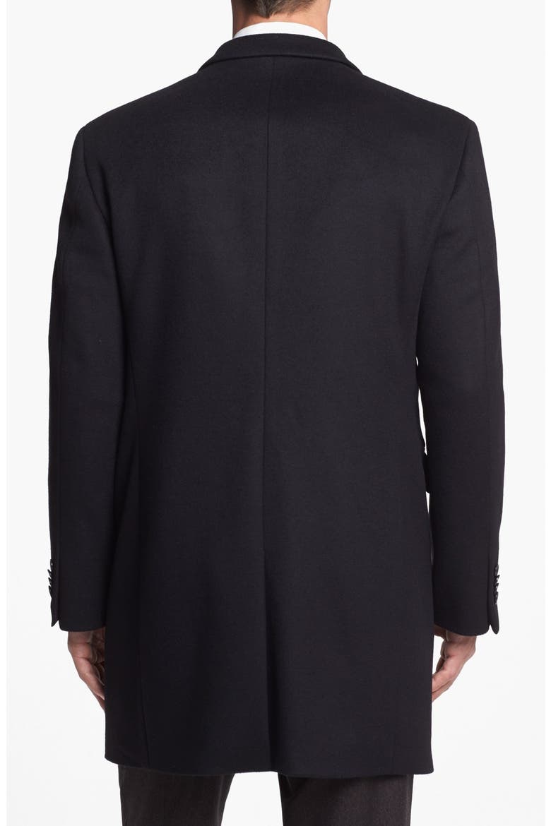 Flatbush Wool Topcoat, Alternate, color, BLACK