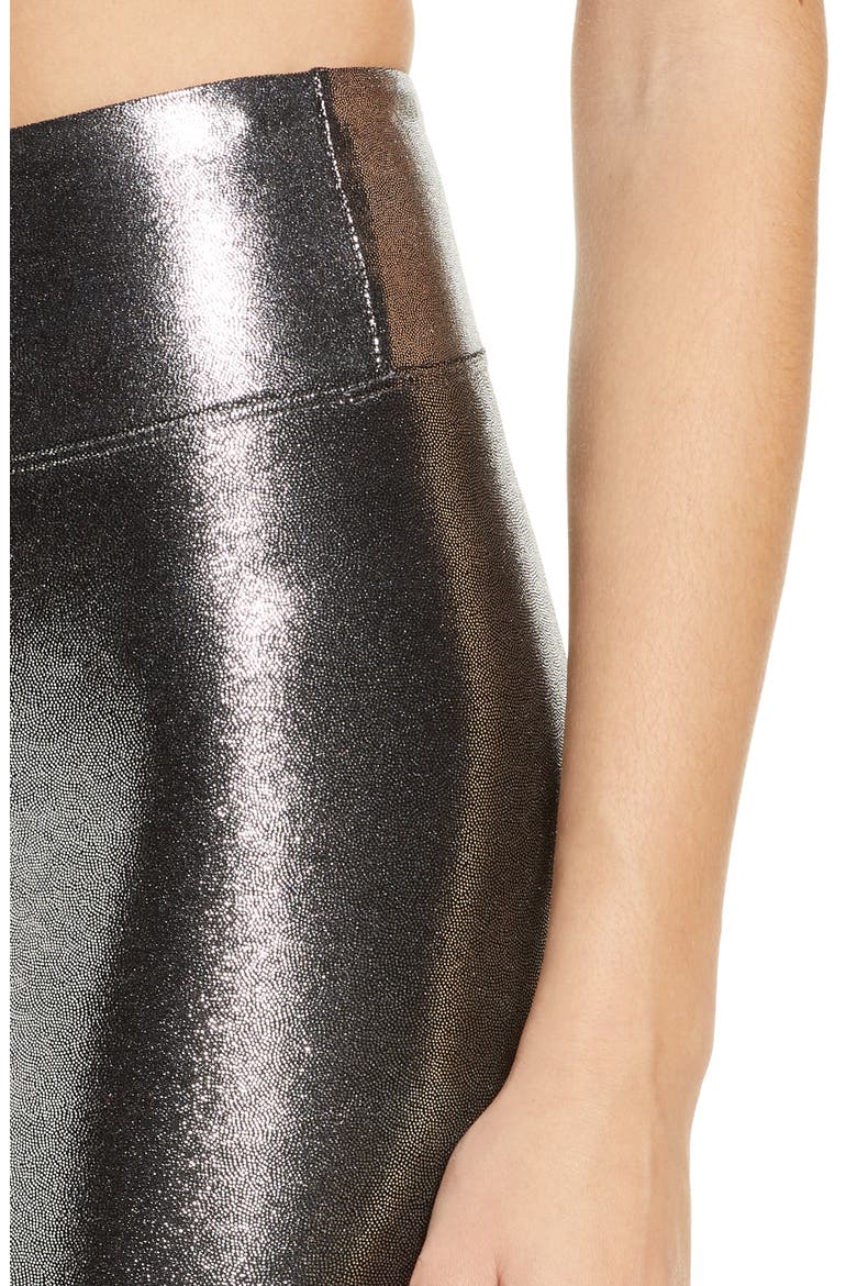 Marvel Metallic High Waist Leggings, Alternate, color, PLATINUM