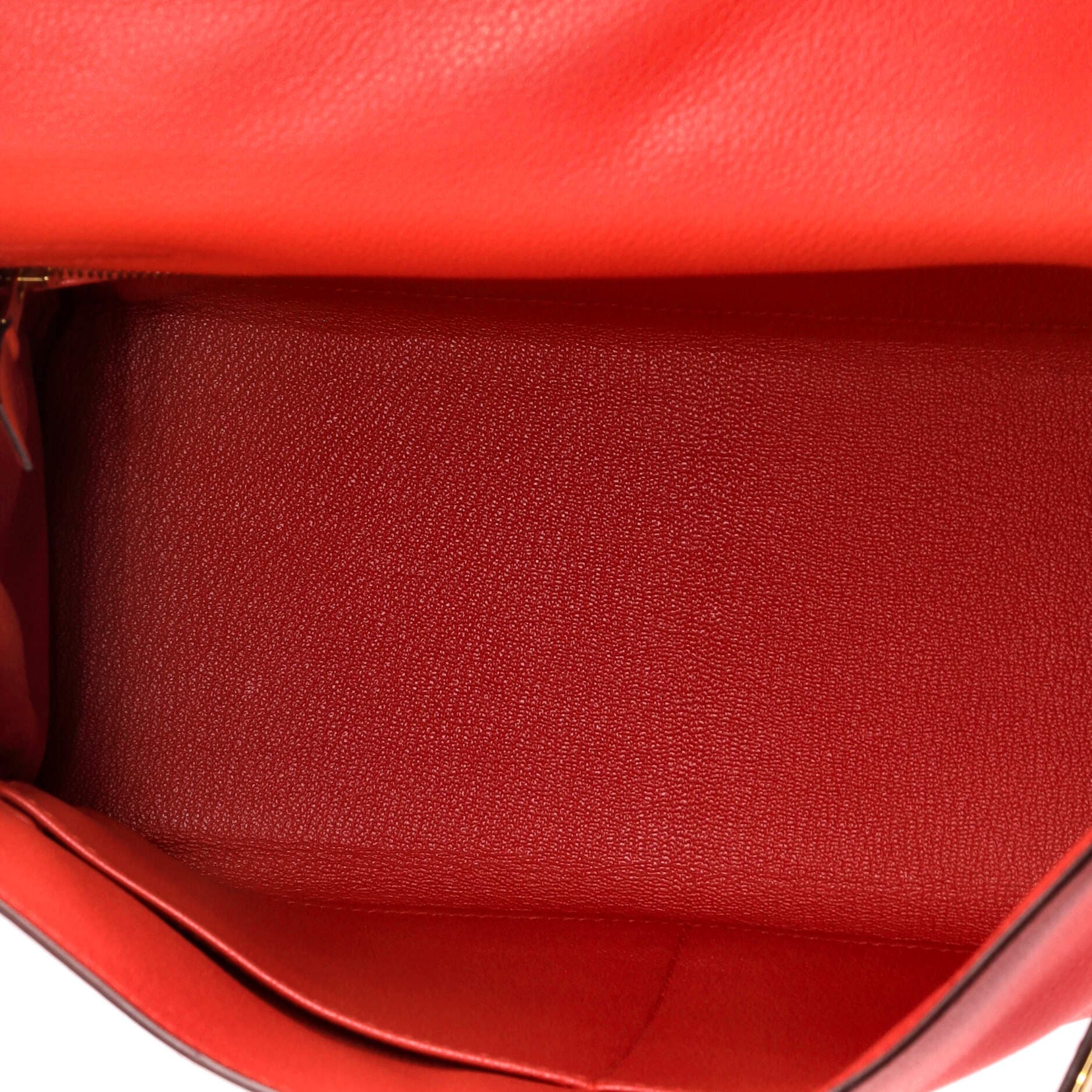 Kelly Handbag Red Evercolor with Gold Hardware 28, Alternate, color, Red