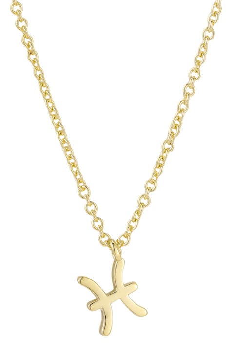 Zodiac Sign Pendant Necklace