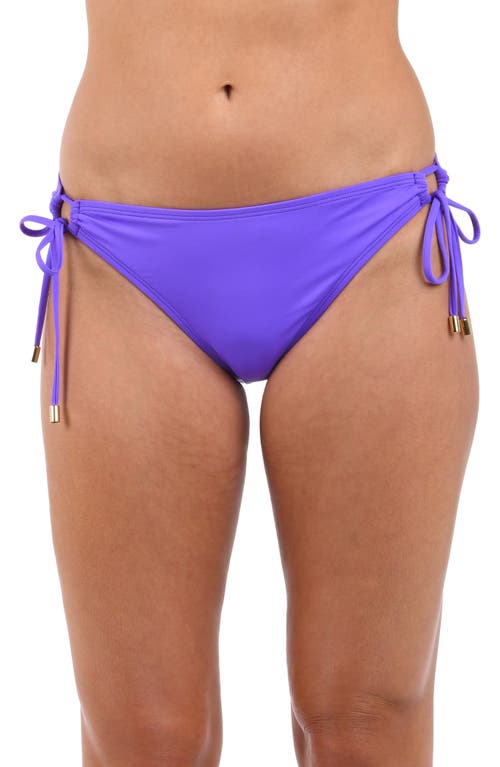 La Blanca Island Goddess Hipster Bikini Bottoms In Ultraviolet