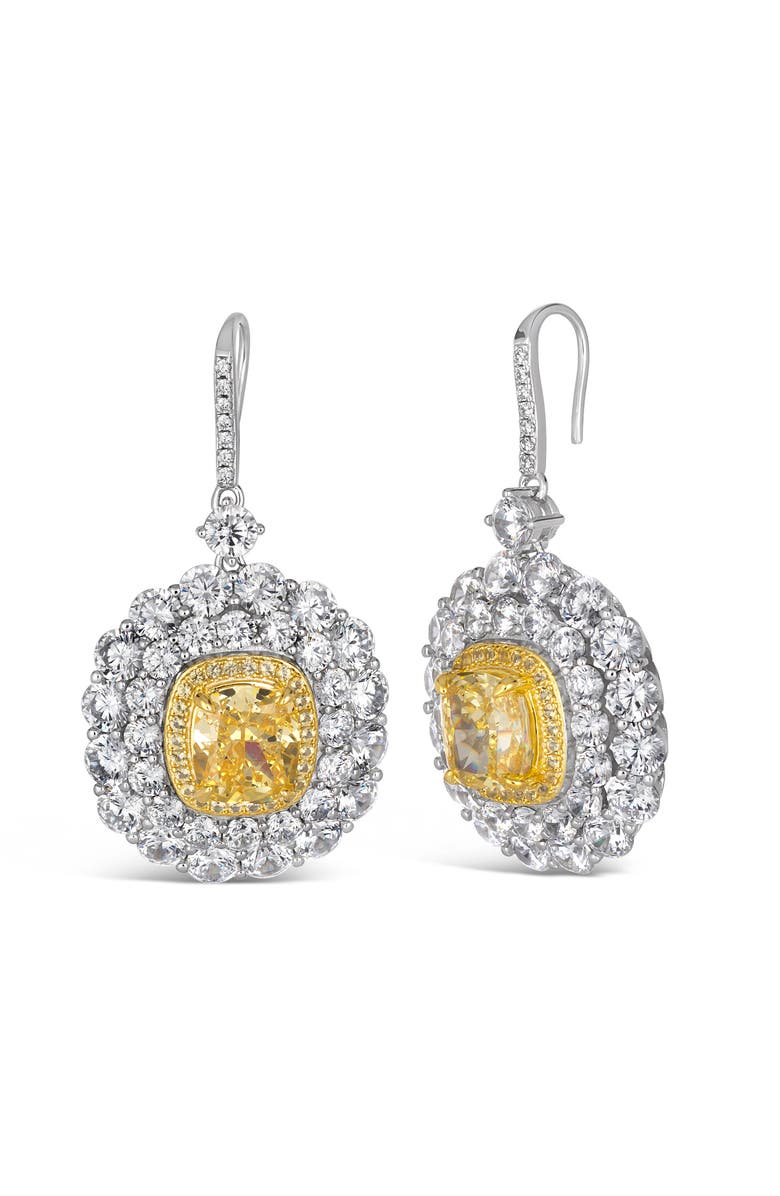 Anna Zuckerman Royal Carina Statement Earrings, Main, color, Canary Yellow