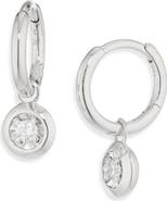 Monica Vinader Round Lab-Grown Diamond Huggie Hoop Earrings