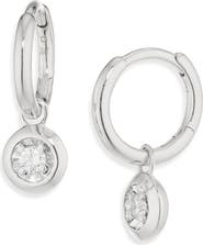 Monica Vinader Round Lab-Grown Diamond Huggie Hoop Earrings