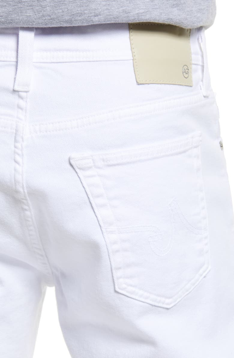 AG Everett Slim Straight Leg Jeans, Alternate, color, White