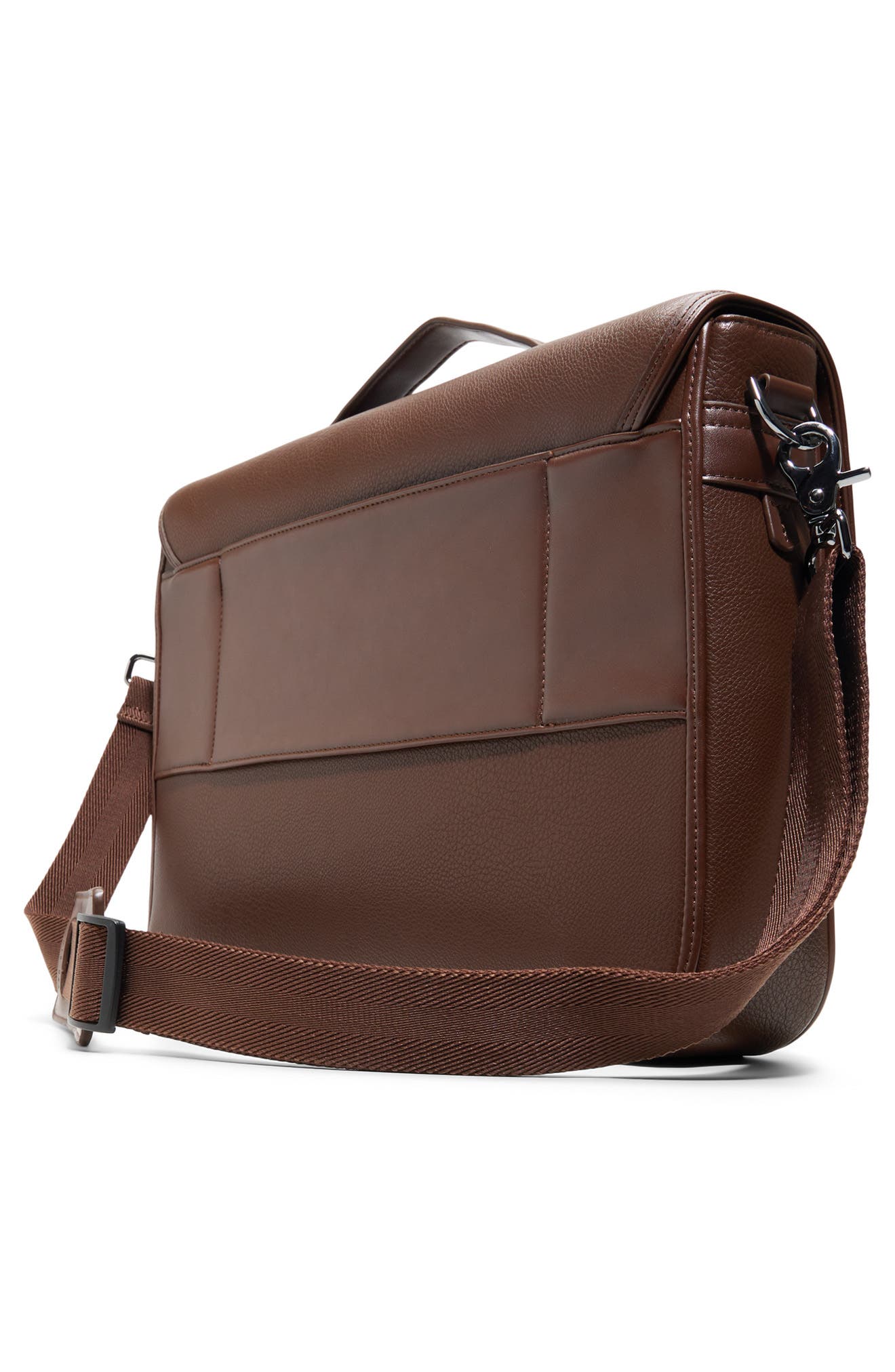 Ted Baker Irvine Messenger Bag, Alternate, color, Brown