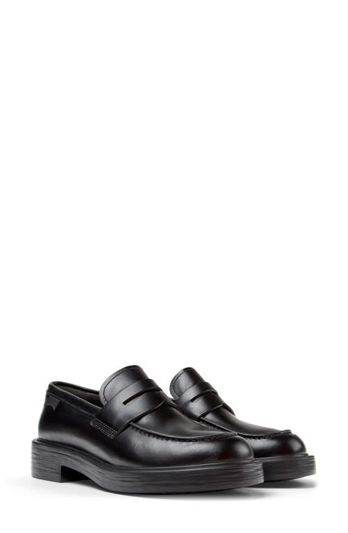 Shop Camper Dean Penny Loafer In Black