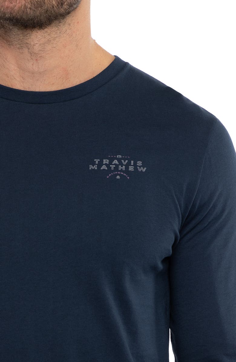 TravisMathew Life of Luxury Long Sleeve Graphic T-Shirt, Alternate, color, 