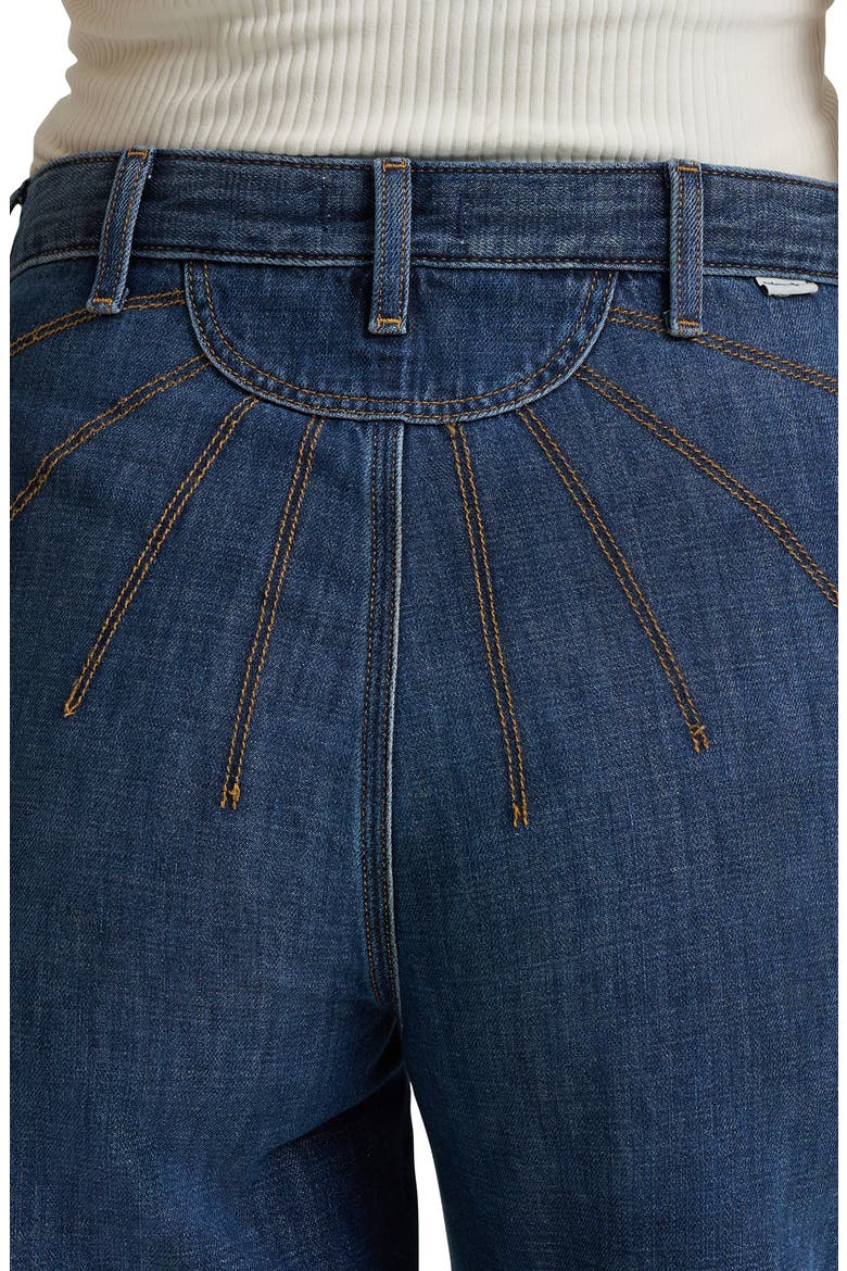 High Waist Patch Pocket Jeans, Alternate, color, HOMESTEAD HAZE