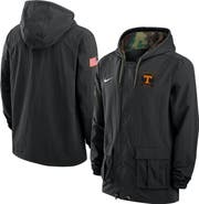 Nike Men's Nike Black Tennessee Volunteers 2025 NCAA Military Appreciation Full-Snap Jacket