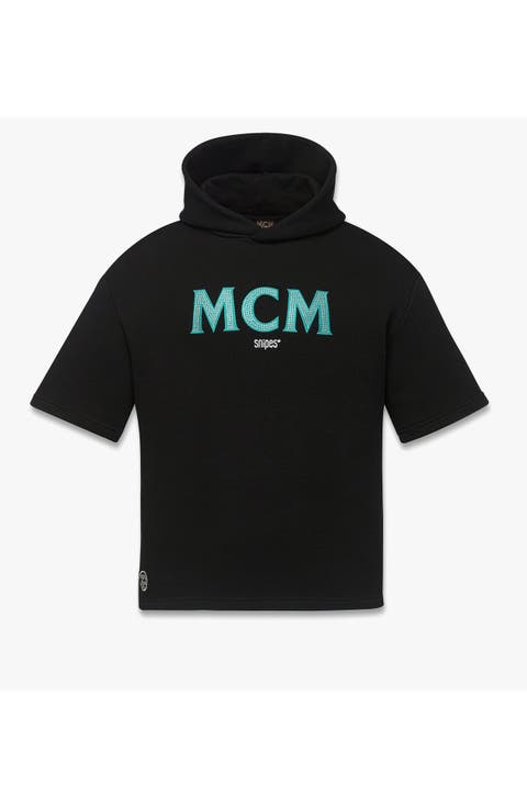 x SNIPES Short Sleeve Rhinestone Hoodie