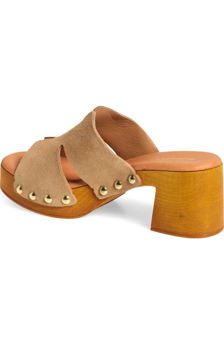 Chocolat Blu Magee Platform Slide Sandal, Alternate, color, Mushroom Suede