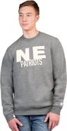 STARTER Men's Starter  Charcoal New England Patriots Assist Sweatshirt