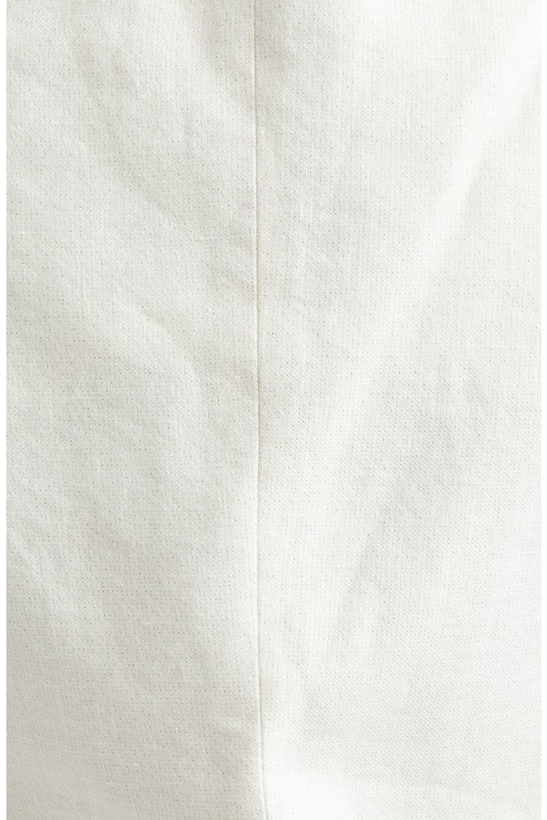 Linen Blend Bateau Neck Vest, Alternate, color, VORY