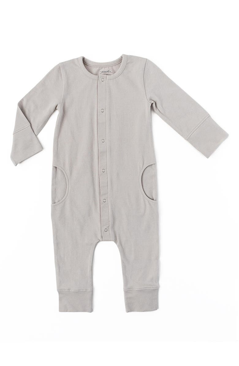 Pehr Essential Organic Cotton Romper, Main, color,