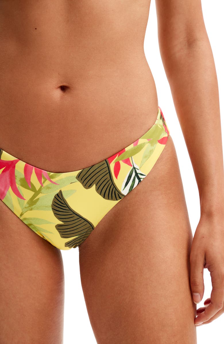 Desigual Palms Bikini Bottoms, Alternate, color, 