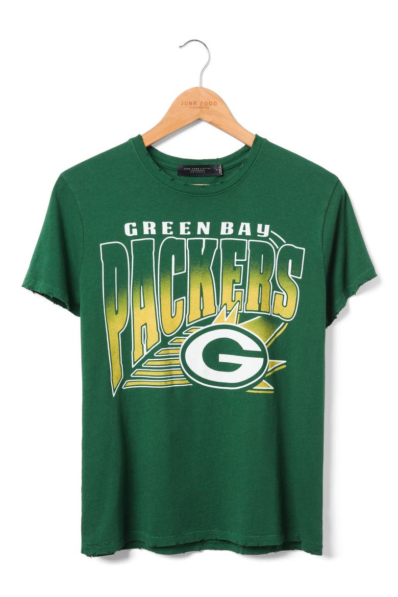 Green Bay Packers Vintage-Inspired Graphic T-Shirt, Main, color, HUNTER