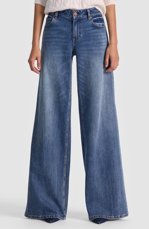 Chic Wide Leg Jeans (Brooklyn Blue)