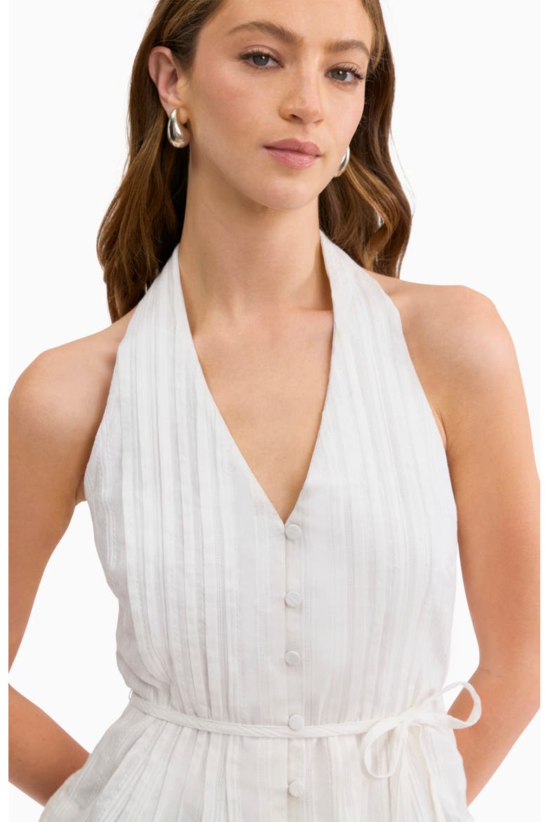 Marianne Halter Top, Alternate, color, Ivory