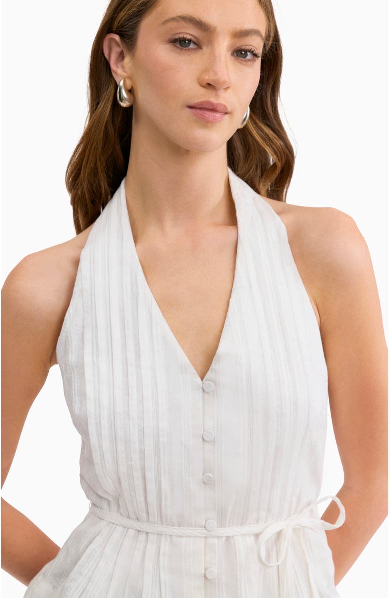 Rebecca Taylor Marianne Halter Top, Alternate, color, Ivory