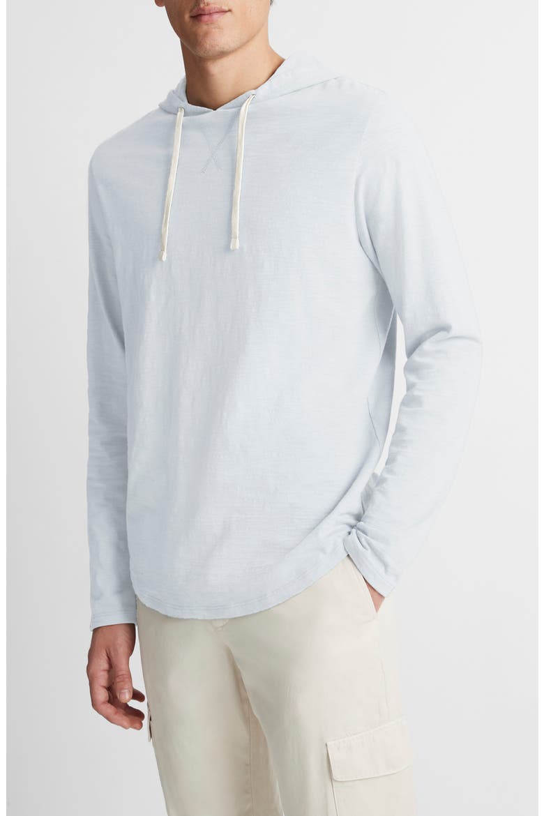 Regular Fit Slub Hoodie, Main, color, SHIRTING BLUE