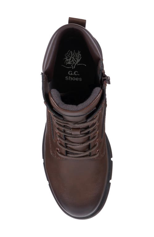 Good Choice New York Marley Lace-up Combat Boot In Brown