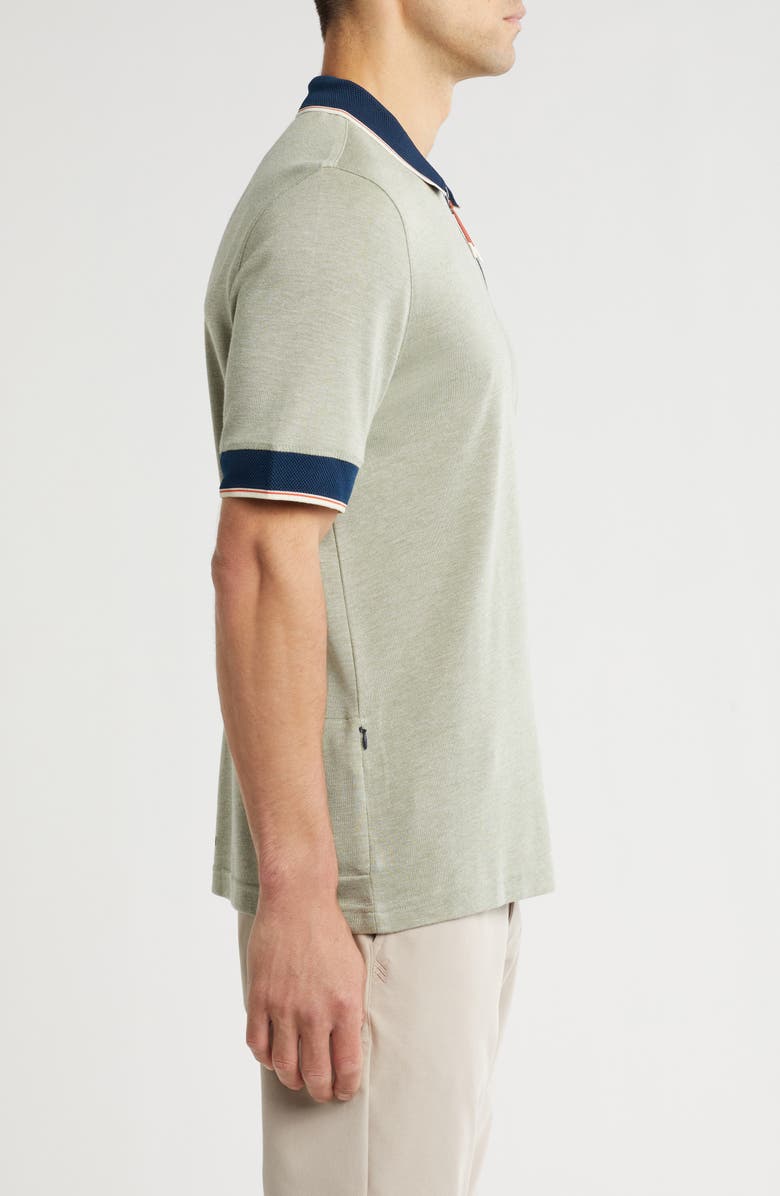 Sealskinz Eastgate Quarter Zip Polo, Alternate, color, Green