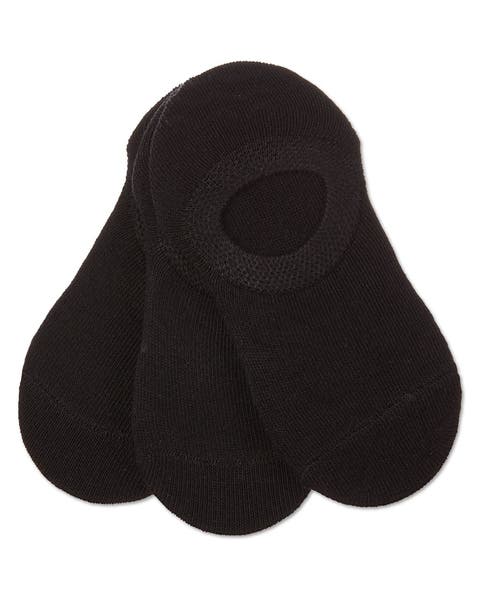 Girls' 3 Pair Pack No Show Sneaker Liner Socks