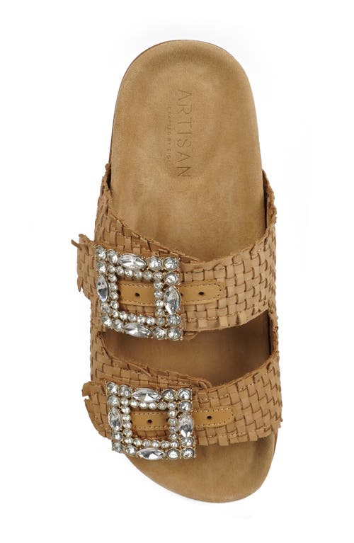 Zigi Artisan Mikka Two-strap Sandal In Brown