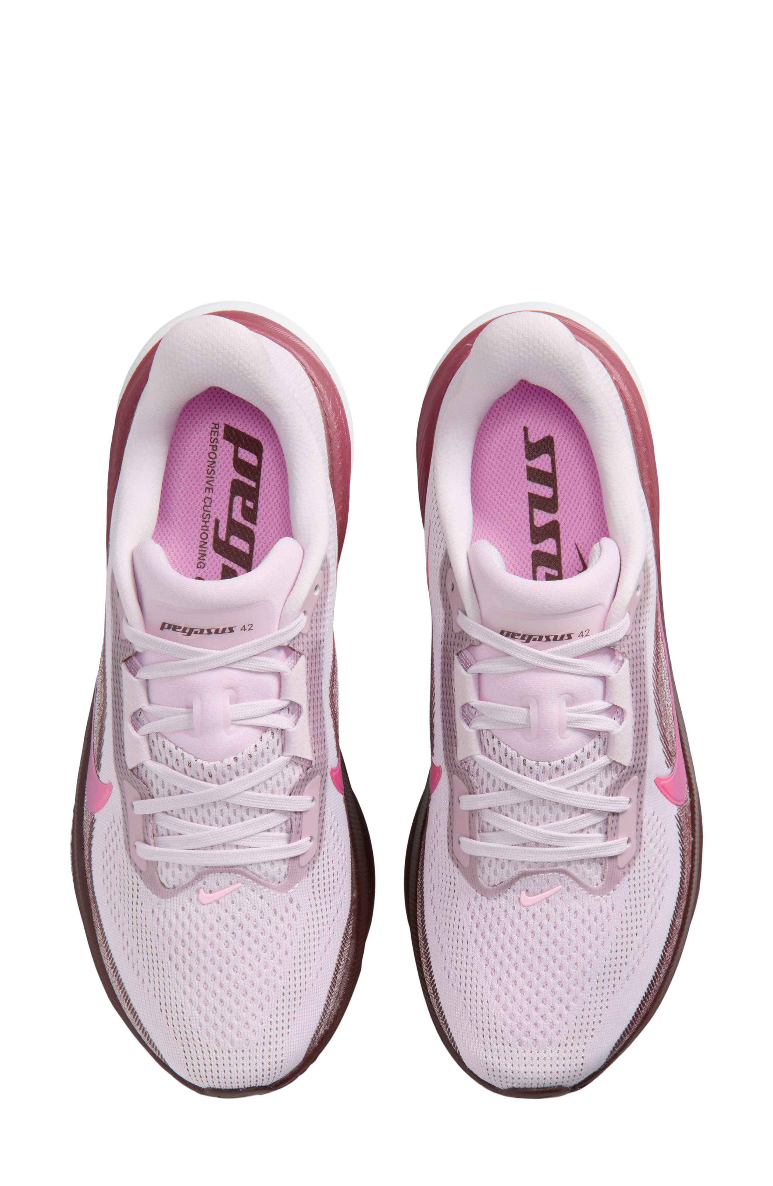 Pegasus 42 Running Shoe, Alternate, color, BLEACHED LILAC/ PINK-MYSTIC