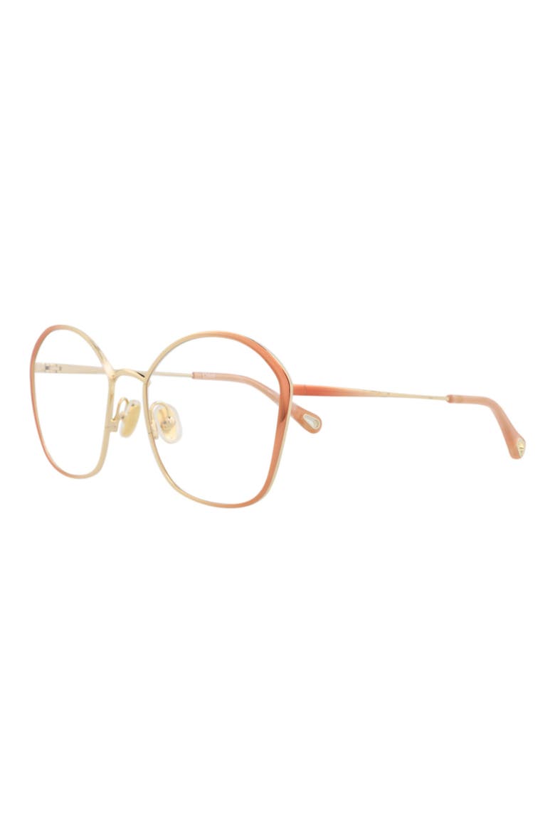 53mm Round Optical Glasses, Alternate, color, NUDE NUDE TRANSPARENT