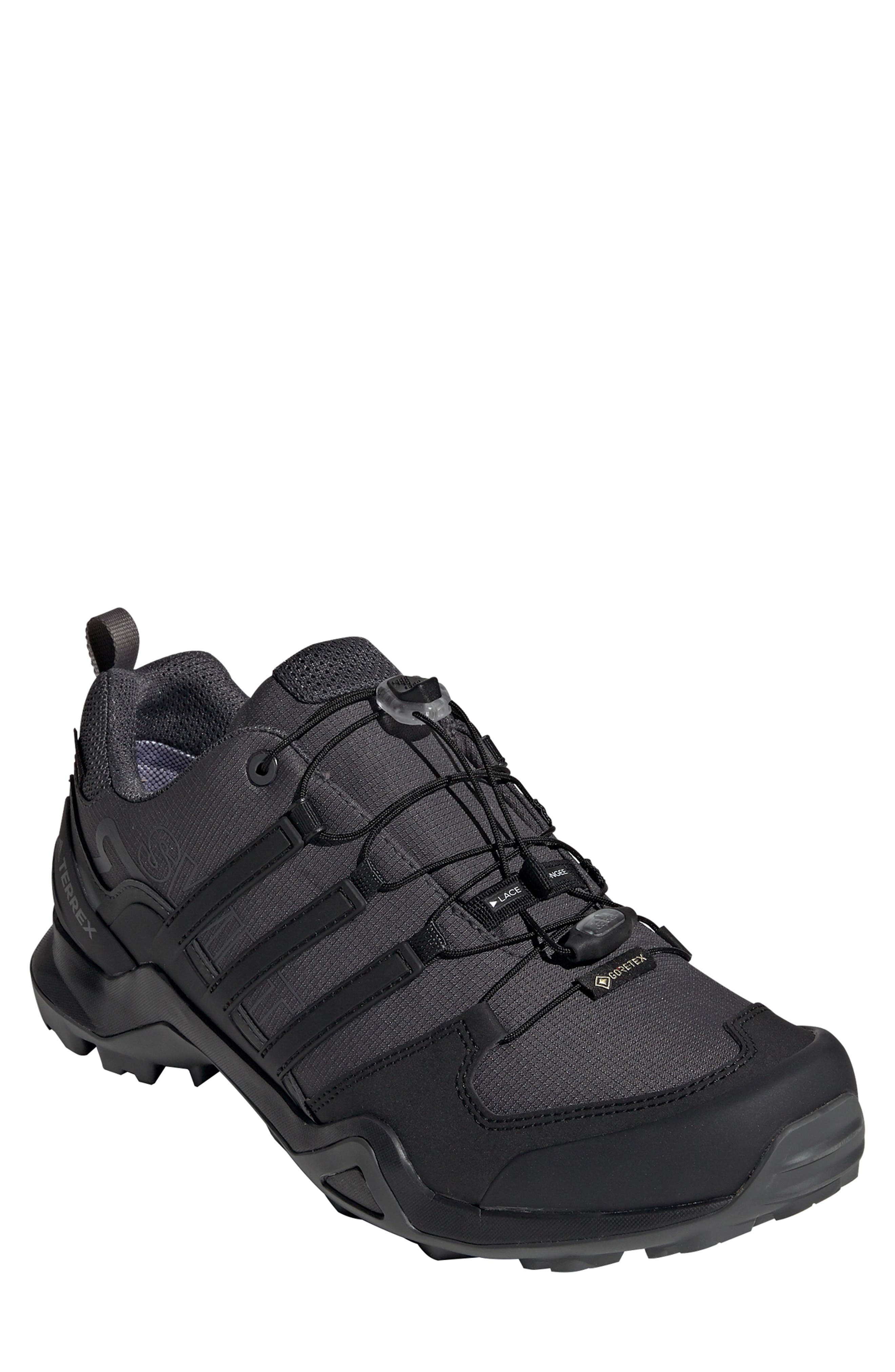 Terrex Swift R2 GTX Gore-Tex® Waterproof Hiking Shoe, Main, color, GREY SIX/ BLACK/ GREY FOUR