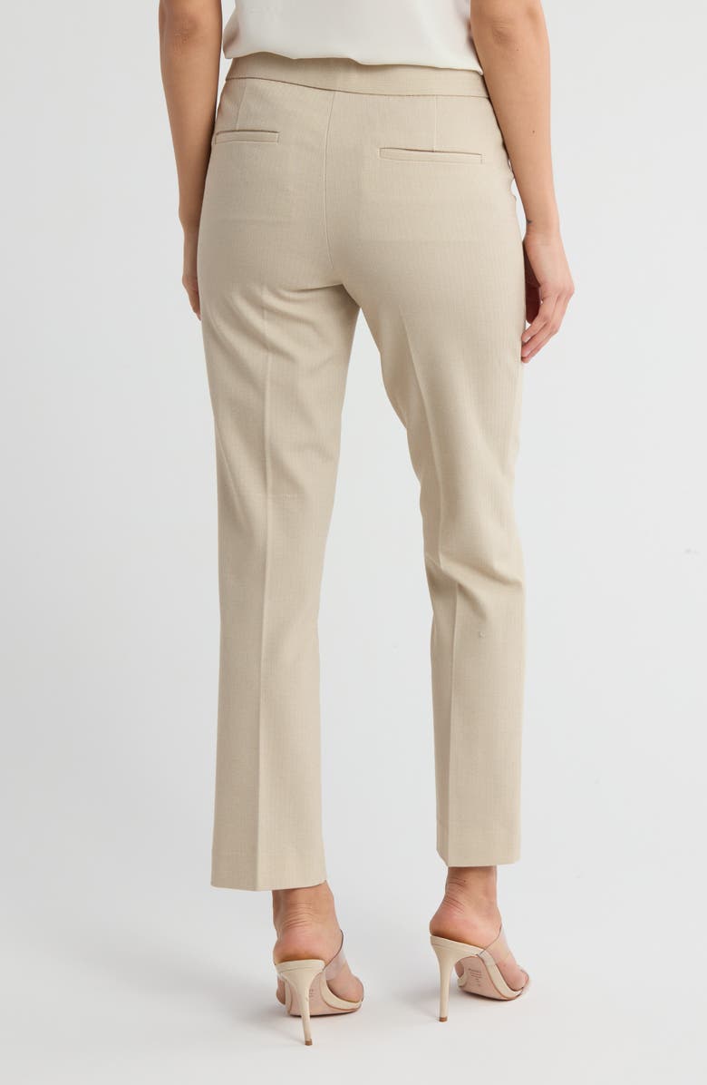 Amanda & Chelsea Chelsea Slim Straight Ankle Pants, Alternate, color, White Camel