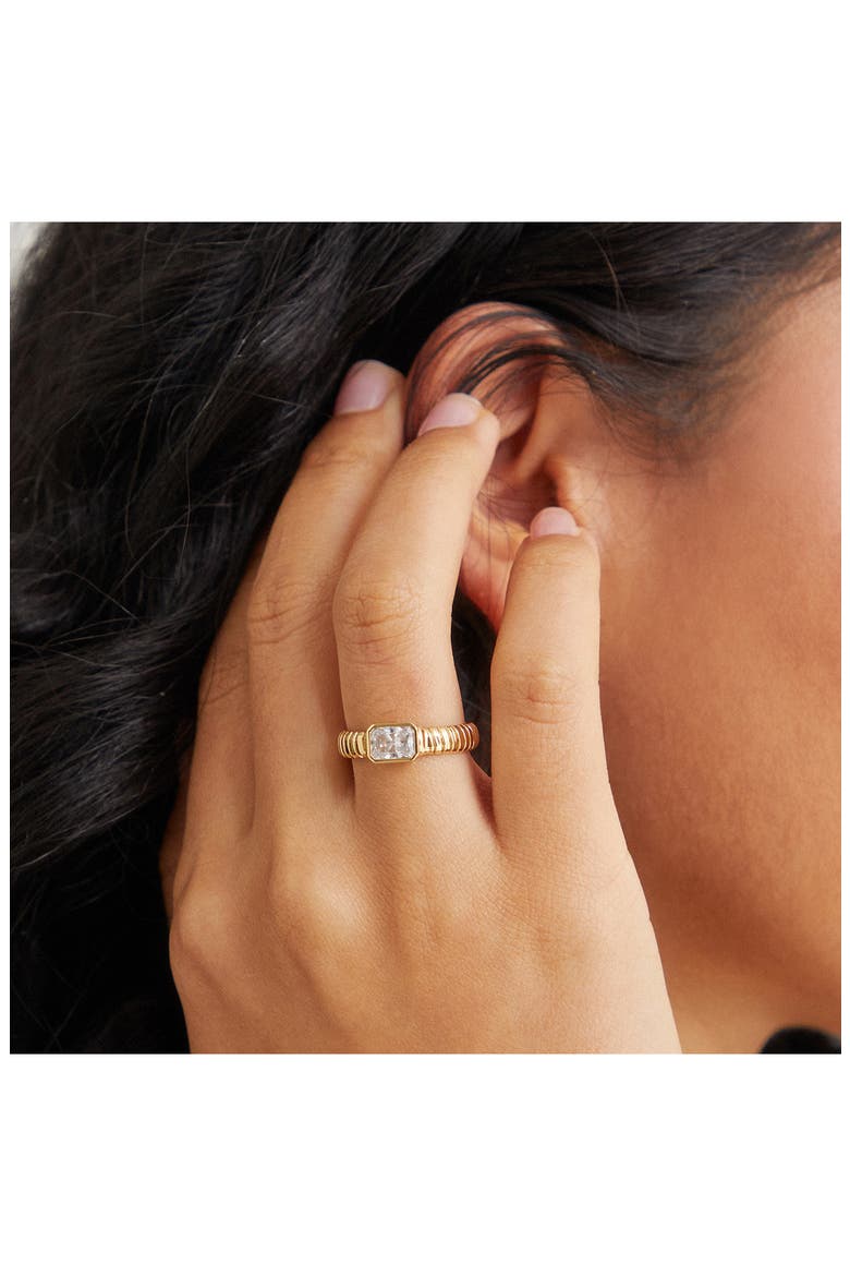 Omega Flex Ring, Alternate, color, GOLD