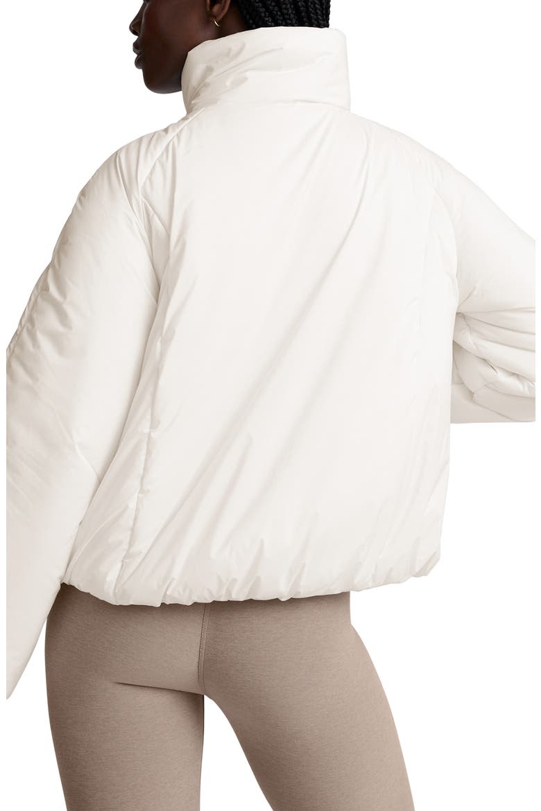 Warm Up Water Repellent Puffer Jacket, Alternate, color, GLACIER