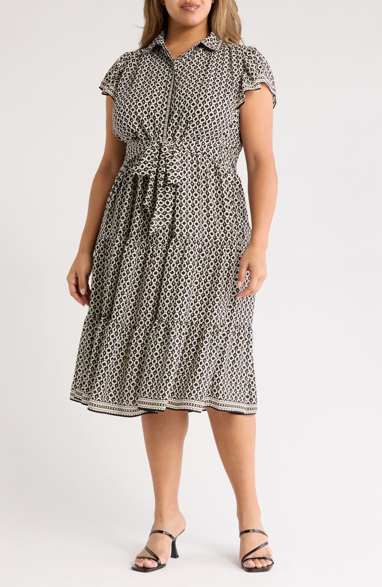 MAX STUDIO Collared Midi Dress, Main, color,