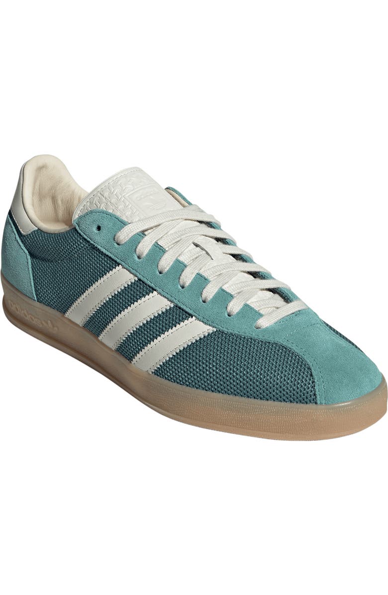 adidas Gender Inclusive Gazelle Indoor Pro Sneaker, Main, color, Teal/ Off White/ Sandstone