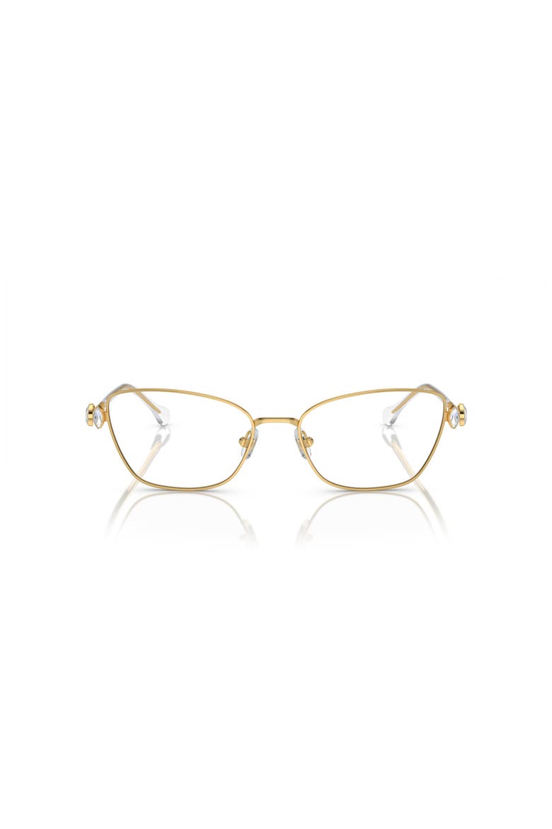 53mm Rectangle optical glasses, Alternate, color, Gold