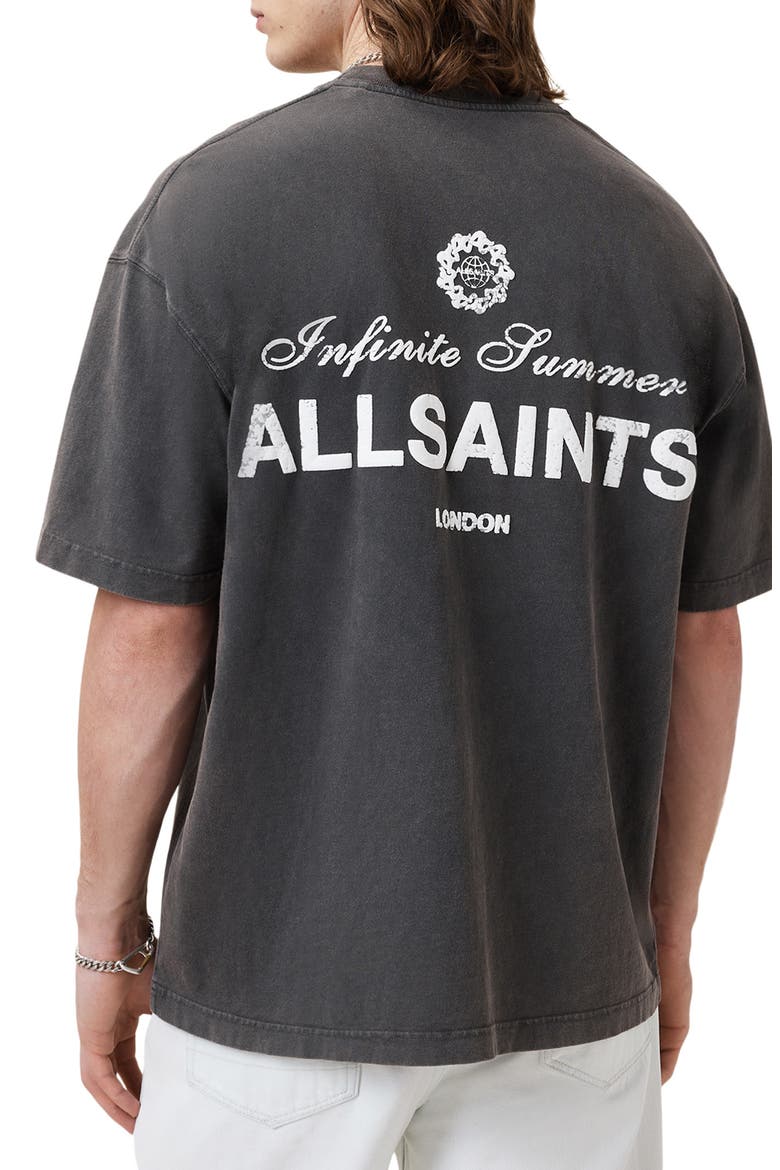 Soleil Graphic T-Shirt, Alternate, color, WASHED BLACK