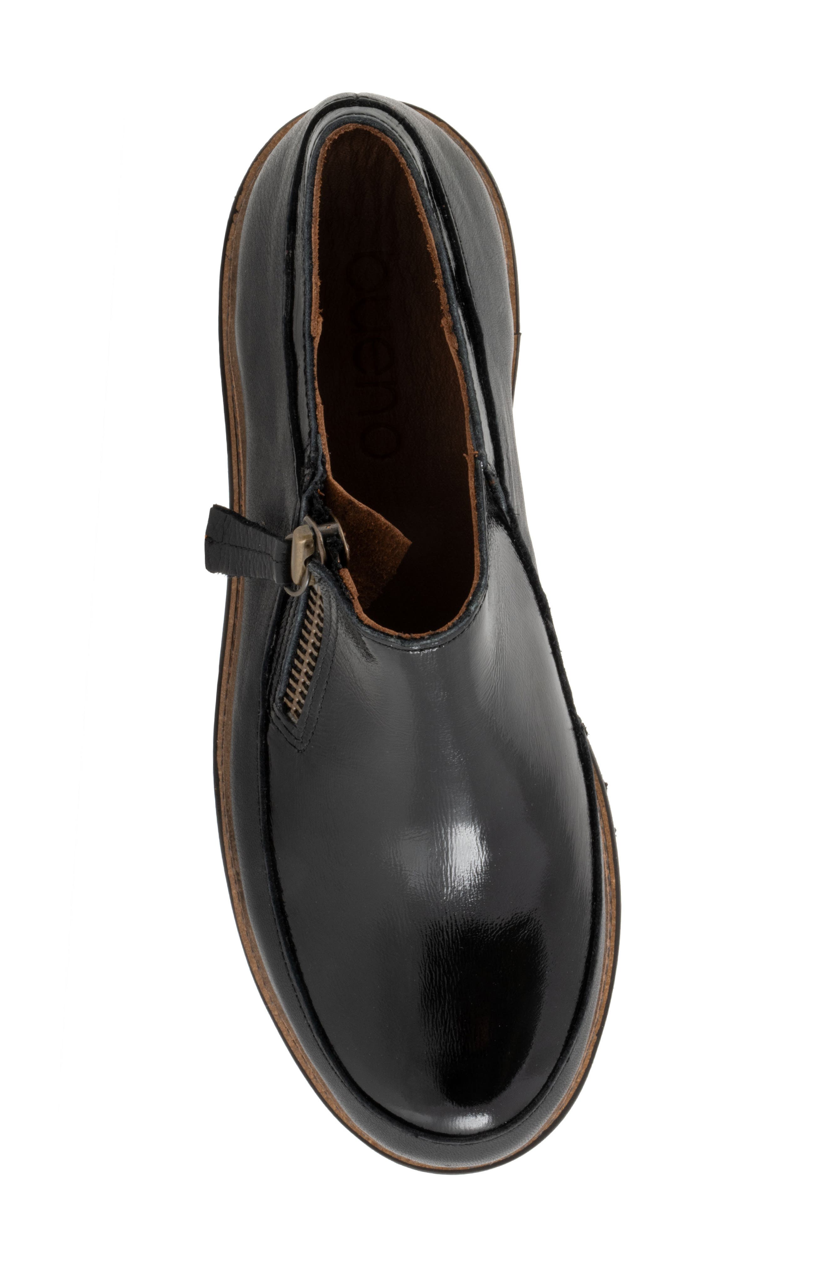 Bueno Amelia Zip-Up Loafer, Alternate, color, Black Patent