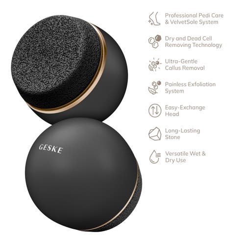 Geske Smartappguided Pumice Stone Callus Remover | 7 In Gray