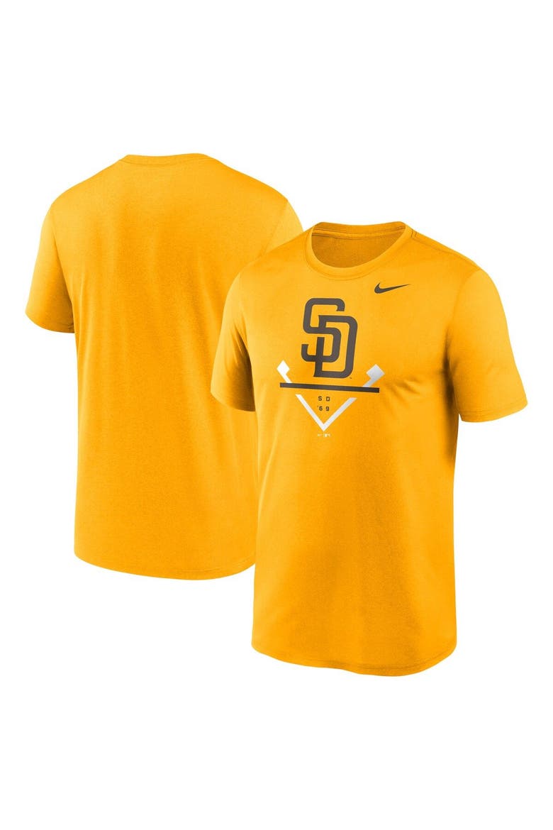 Men's Nike Gold San Diego Padres Icon Legend T-Shirt, Main, color, Gold